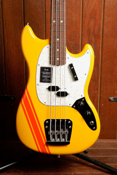 Fender Vintera II '70s Competition Mustang Bass Guitar Competition Orange