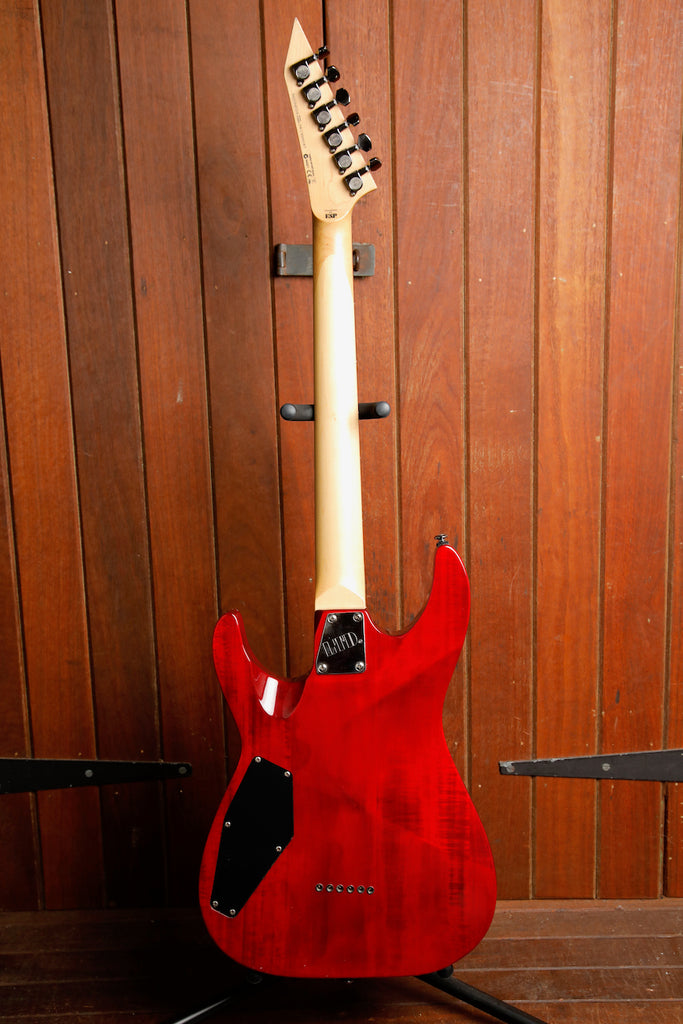 ESP LTD MH-100 QMNT Cherry Red Electric Guitar Pre-Owned