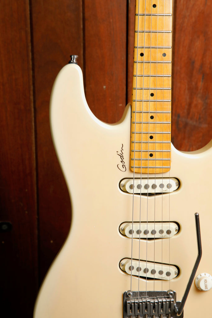Godin Progression Trans Cream Solidbody Electric Guitar Pre-Owned