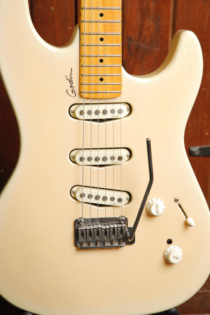 Godin Progression Trans Cream Solidbody Electric Guitar Pre-Owned