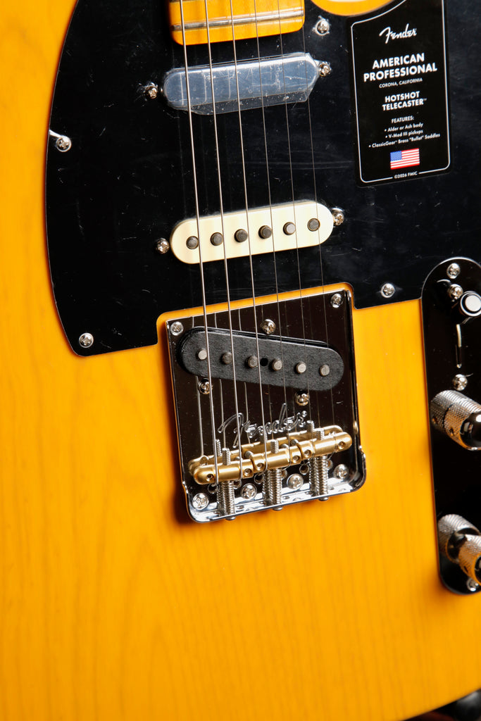 Fender American Professional Hotshot Telecaster Butterscotch Blonde Electric Guitar