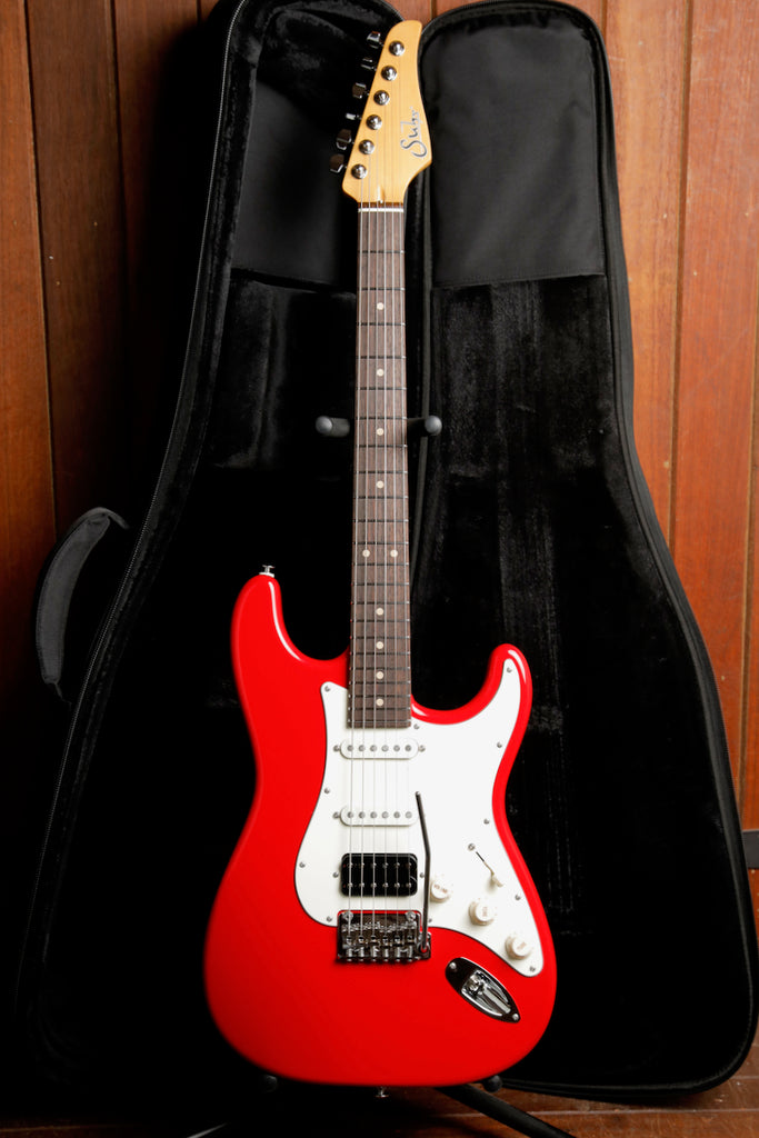 Suhr Classic S HSS Porsche Red Electric Guitar