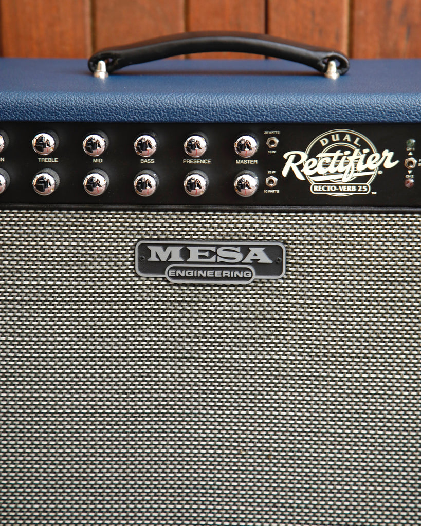 Mesa Boogie Recto-Verb 25 1x12" Blue Bronco Valve Combo Amplifier Pre-Owned