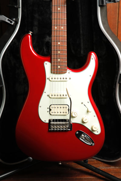 Fender Deluxe Stratocaster Candy Apple Red Electric Guitar 2017 Pre-Owned