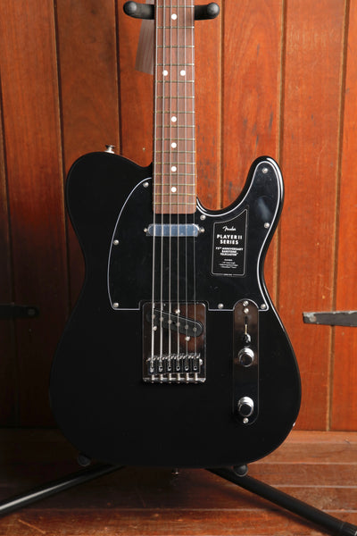 Fender 75th Anniversary Player II Baritone Telecaster Black Electric Guitar