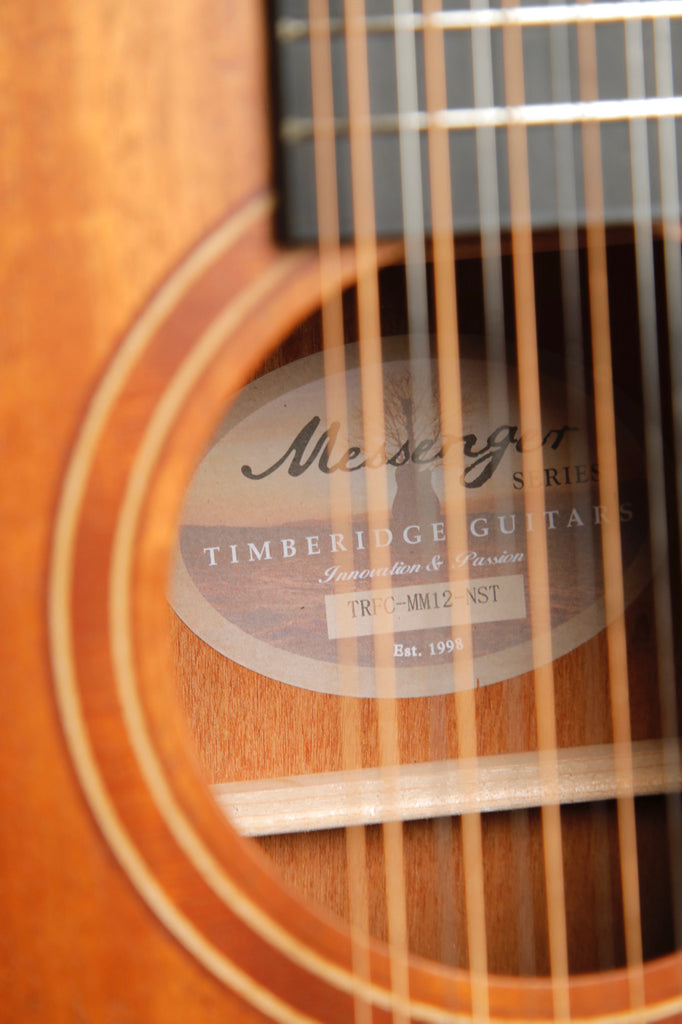 Timberidge Messenger Series Mahogany 12-String Acoustic-Electric Guitar Pre-Owned