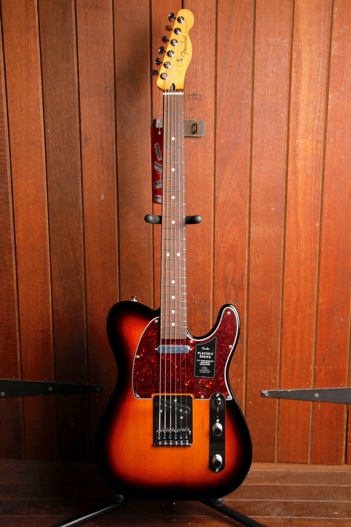 Fender 75th Anniversary Player II Baritone Telecaster Sunburst Electric Guitar