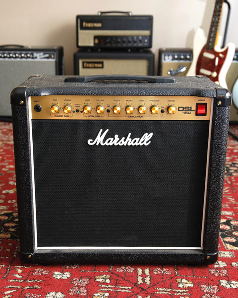 Marshall DSL15C All-Valve 15-Watt Guitar Combo Amplifier Pre-Owned