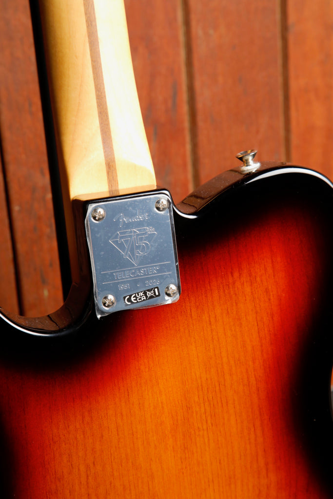 Fender 75th Anniversary Player II Baritone Telecaster Sunburst Electric Guitar