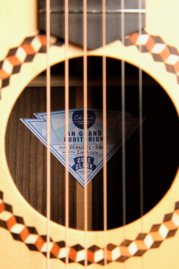 Cole Clark Studio Recording SRAN2EC-SRE Spruce/Rosewood Acoustic-Electric Guitar