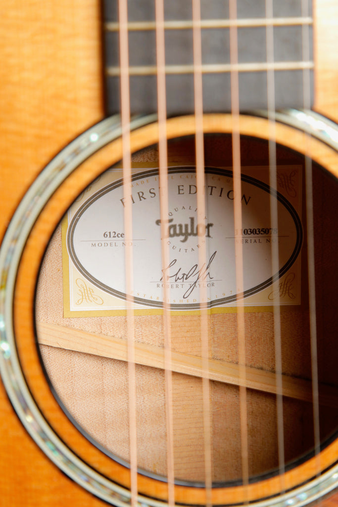Taylor 612ce Grand Concert Acoustic-Electric Guitar 2015 Pre-Owned