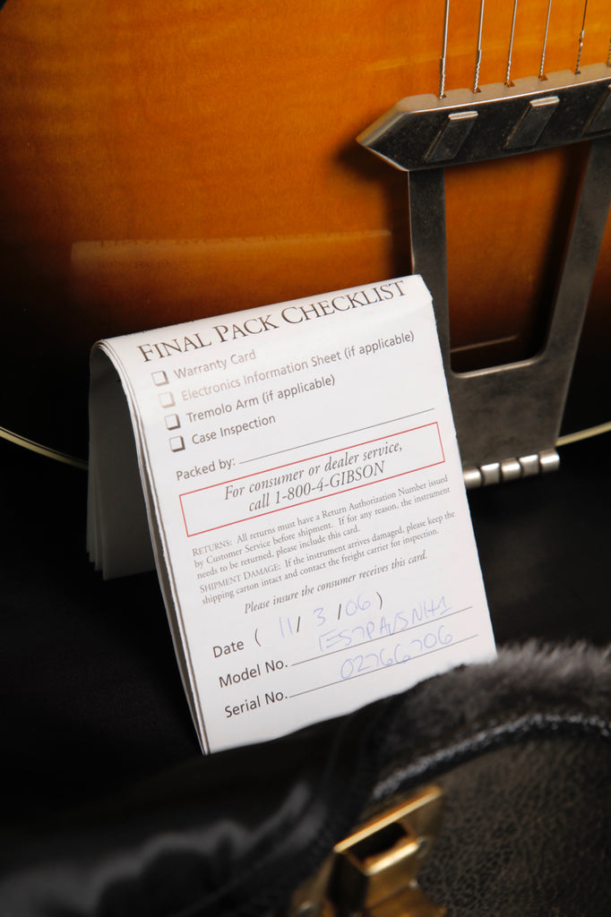 Gibson ES-175 P-90 2006 Special Edition Vintage Sunburst Hollowbody Electric Guitar Pre-Owned