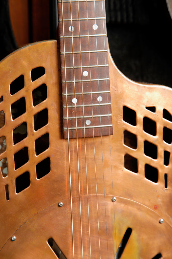 Donmo Copper Body Resonator Guitar Pre-Owned