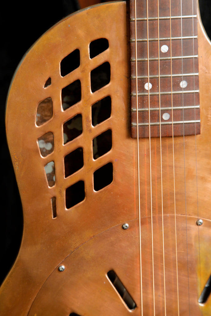 Donmo Copper Body Resonator Guitar Pre-Owned