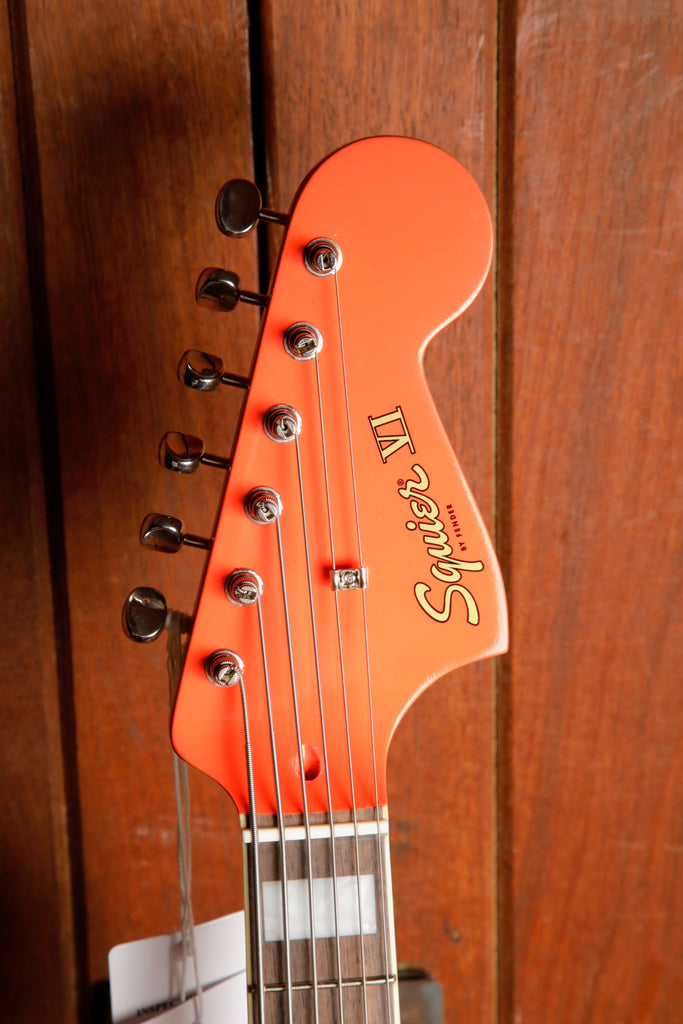 Squier FSR Classic Vibe Bass VI Tahitian Coral Bass Guitar