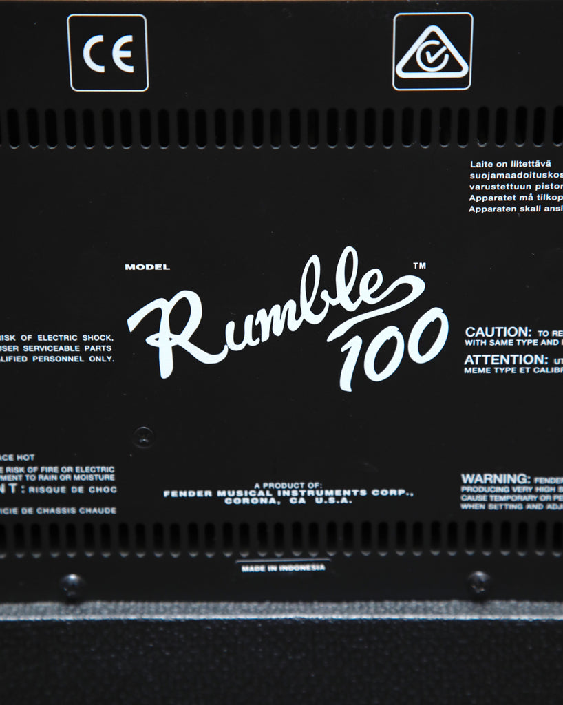 Fender Rumble 100 Bass Amplifier Combo Pre-Owned