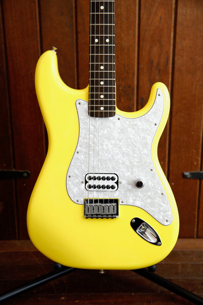 Fender Tom Delonge Stratocaster Graffiti Yellow Electric Guitar Pre-Owned