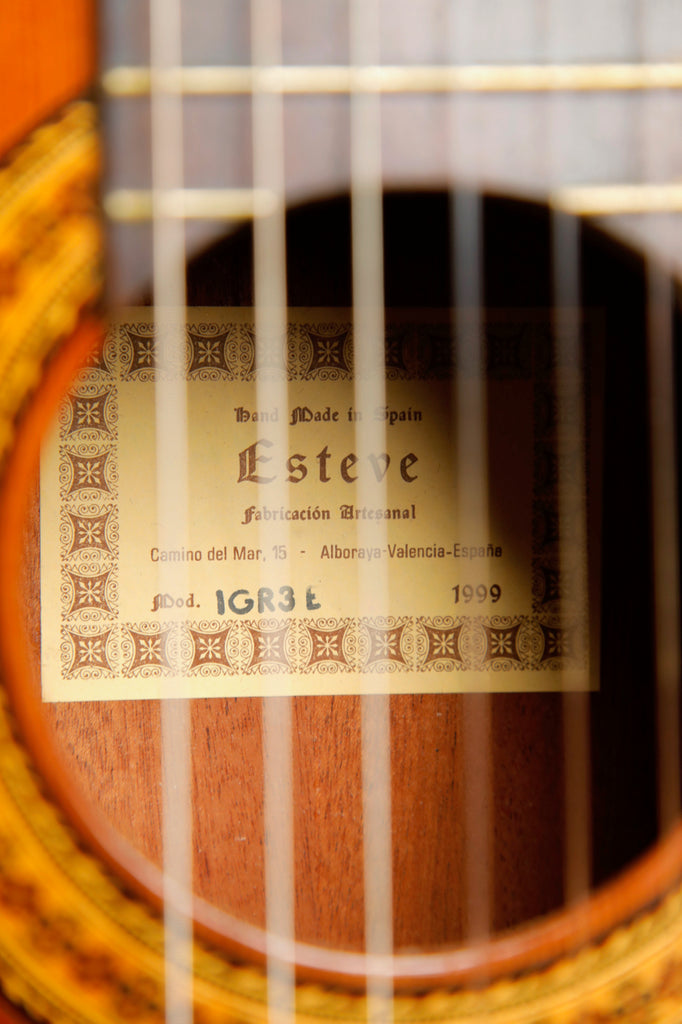 Esteve 1GR3E Nylon String Classical Guitar 1999 Pre-Owned