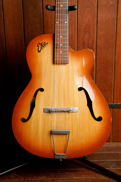 EKO Model 100 Archtop Acoustic Guitar Vintage 1960s Made in Italy Pre-Owned