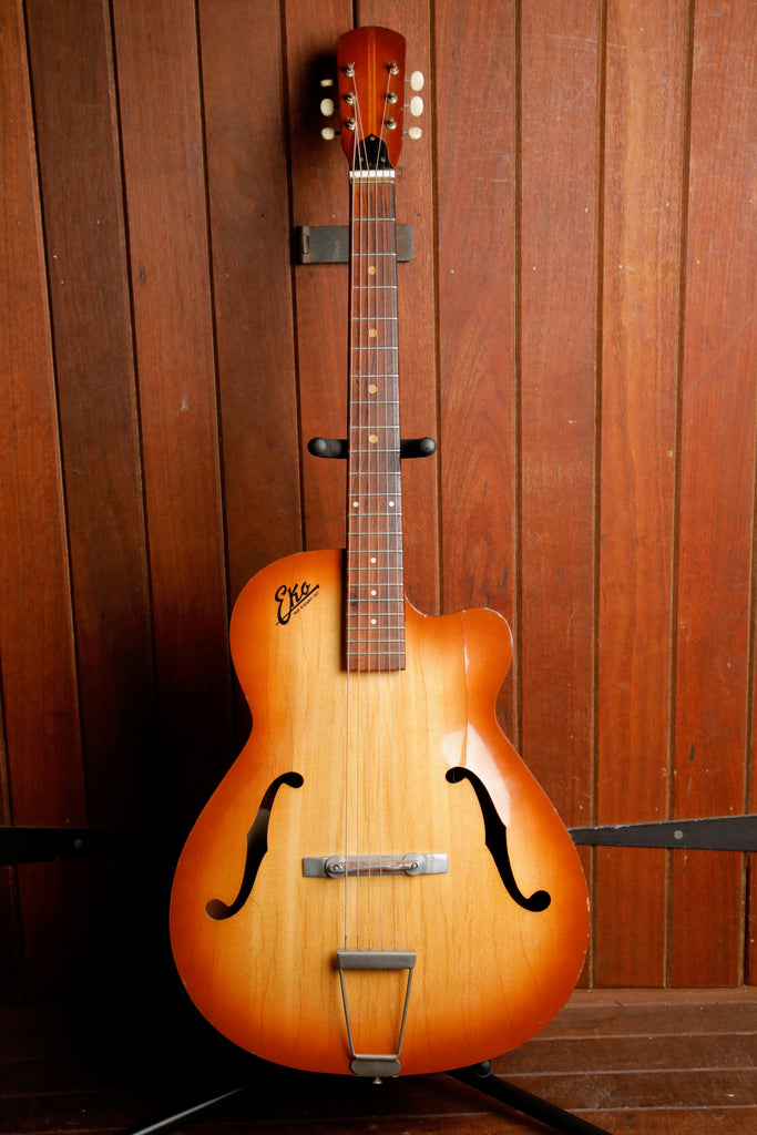 EKO Model 100 Archtop Acoustic Guitar Vintage 1960s Made in Italy Pre-Owned