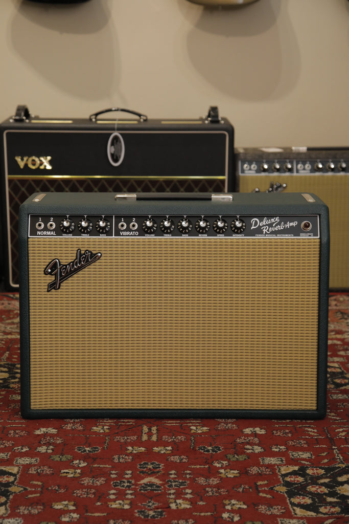 Fender FSR '65 Deluxe Reverb British Racing Green 1x12" Guitar Valve Amplifier Combo