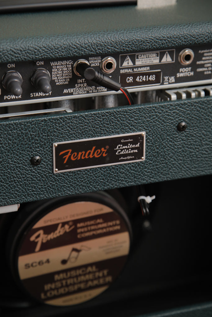 Fender FSR '65 Deluxe Reverb British Racing Green 1x12" Guitar Valve Amplifier Combo