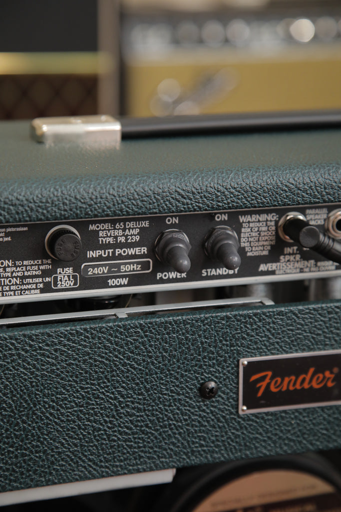 Fender FSR '65 Deluxe Reverb British Racing Green 1x12" Guitar Valve Amplifier Combo