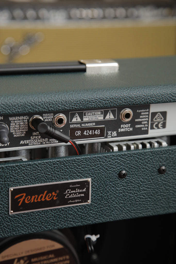 Fender FSR '65 Deluxe Reverb British Racing Green 1x12" Guitar Valve Amplifier Combo