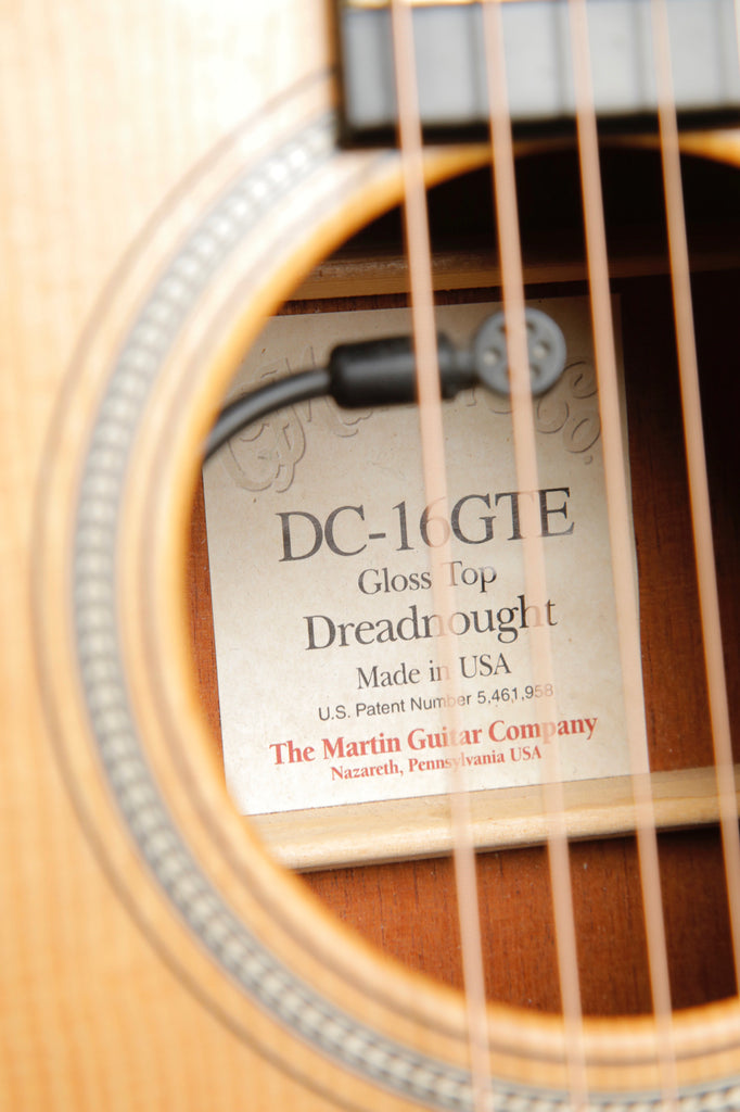 Martin DC-16GTE  Dreadnought Cutaway Acoustic-Electric Guitar 2005 Pre-Owned