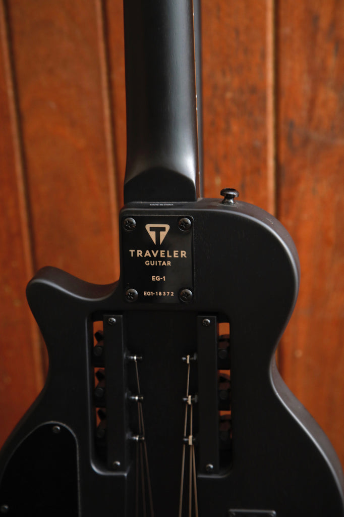 Traveler Guitar EG-1 Electric Travel Guitar Black Pre-Owned