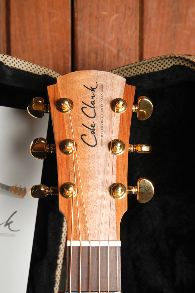 Cole Clark TL2EC-BLBLR-HUM All Blackwood Thinline Acoustic-Electric Guitar