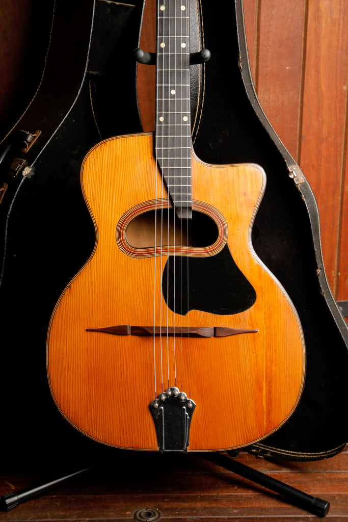 French Gypsy Jazz Acoustic Guitar 1950s Pre-Owned