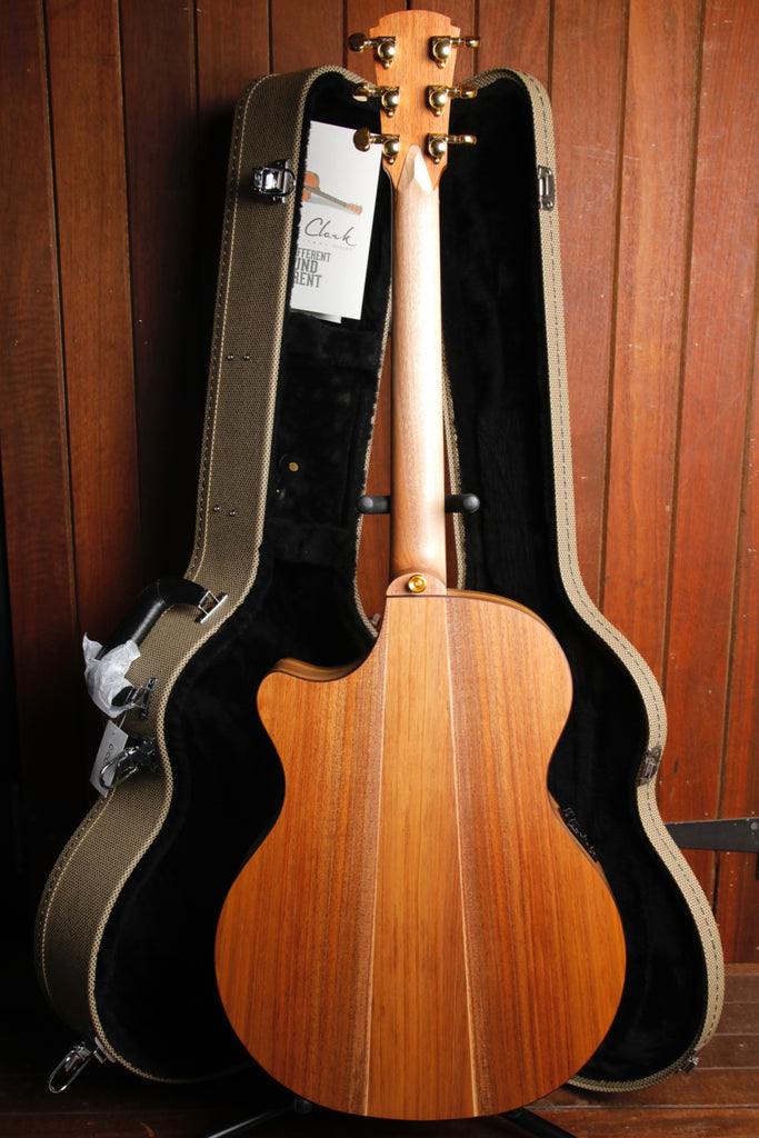 Cole Clark TL2EC-BLBLR-HUM All Blackwood Thinline Acoustic-Electric Guitar