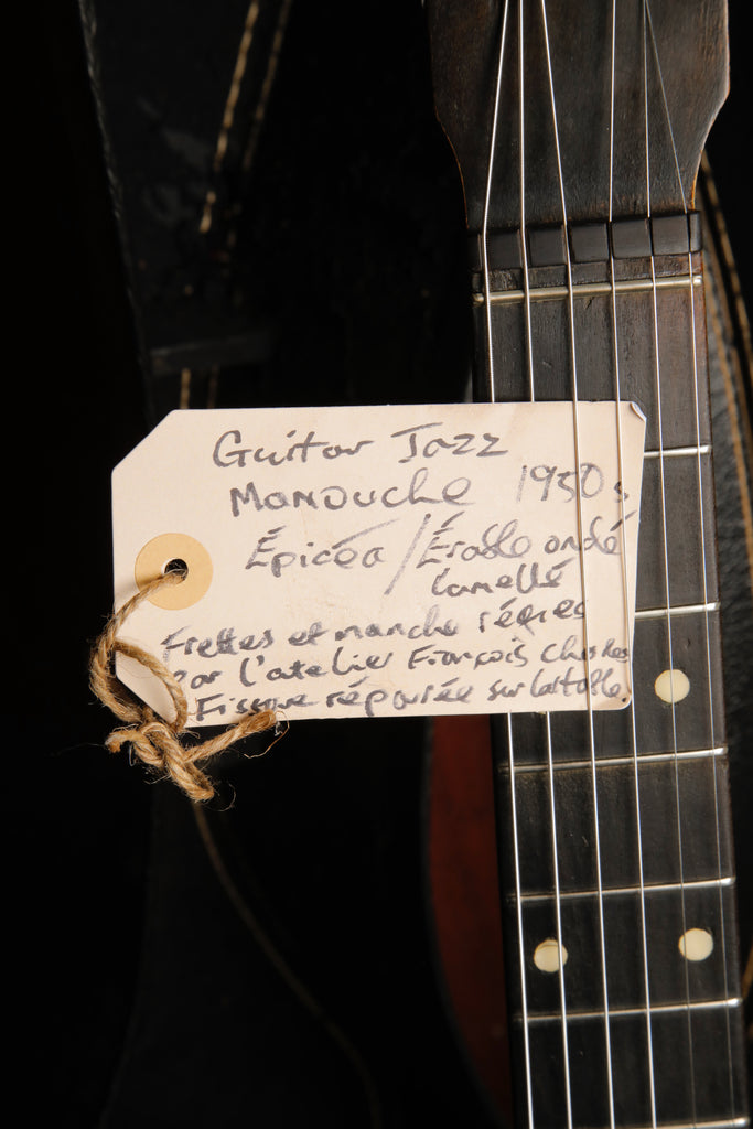French Gypsy Jazz Acoustic Guitar 1950s Pre-Owned