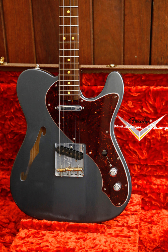 Fender Custom Shop '50s Thinline Telecaster Rosewood Neck Charcoal Frost Metallic Pre-Owned