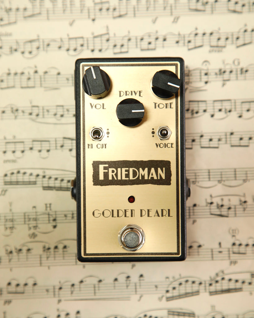 Friedman Golden Pearl Transparent Overdrive Pedal Pre-Owned