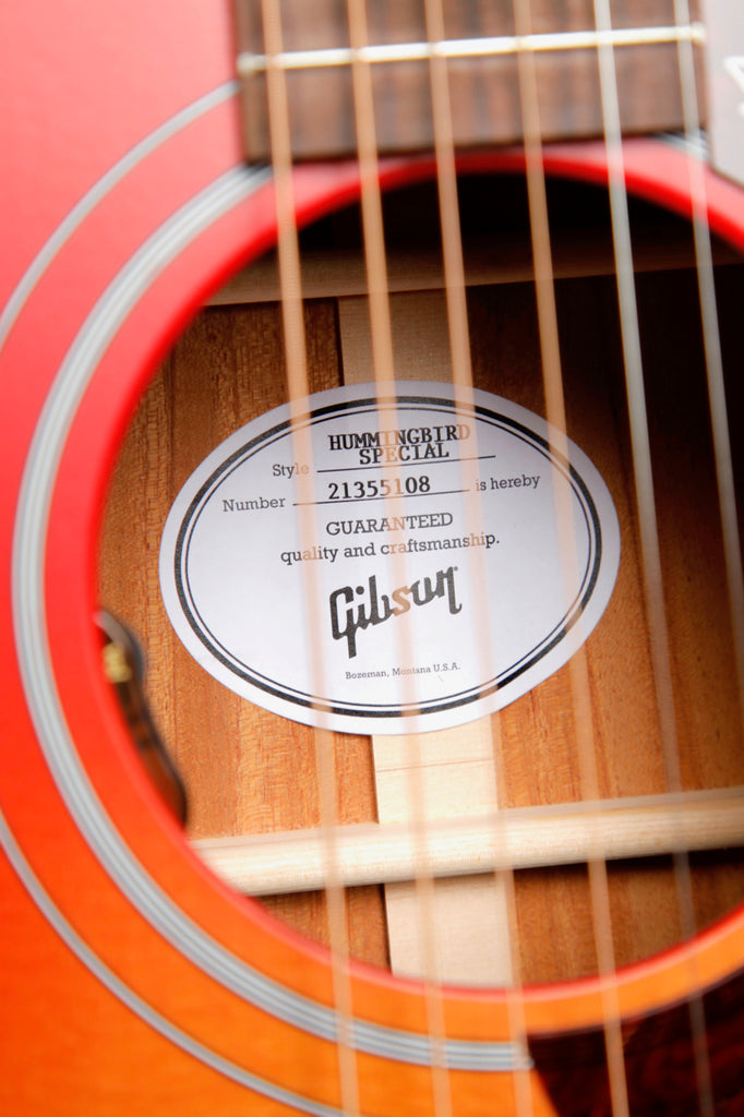 Gibson Hummingbird Special Satin Vintage Cherry Sunburst Acoustic-Electric Guitar