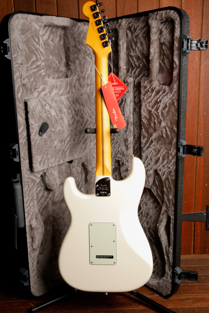 Fender American Professional Stratocaster Olympic White Electric Guitar