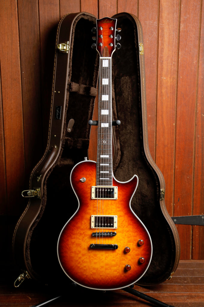 Artist APA81A 15th Anniversary Coffee Burst Electric Guitar w/Case Pre-Owned