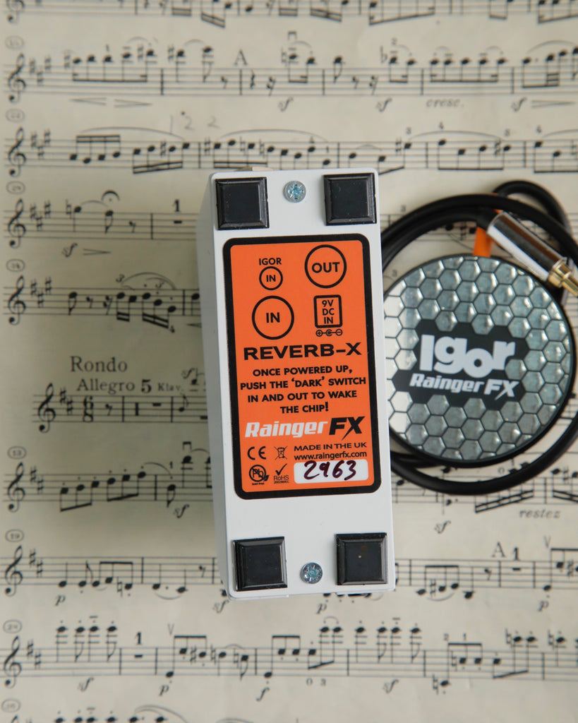 Rainger FX Reverb-X Pedal w/ Igor Pad Pre-Owned