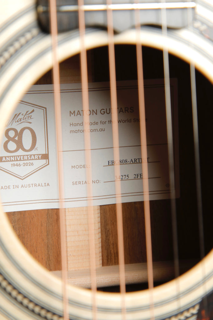 Maton EBG808 Artist Acoustic-Electric Guitar