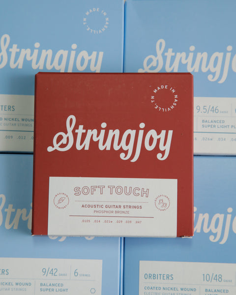 Stringjoy Soft Touch Naturals (10.5-47) Phosphor Bronze Acoustic Guitar Strings