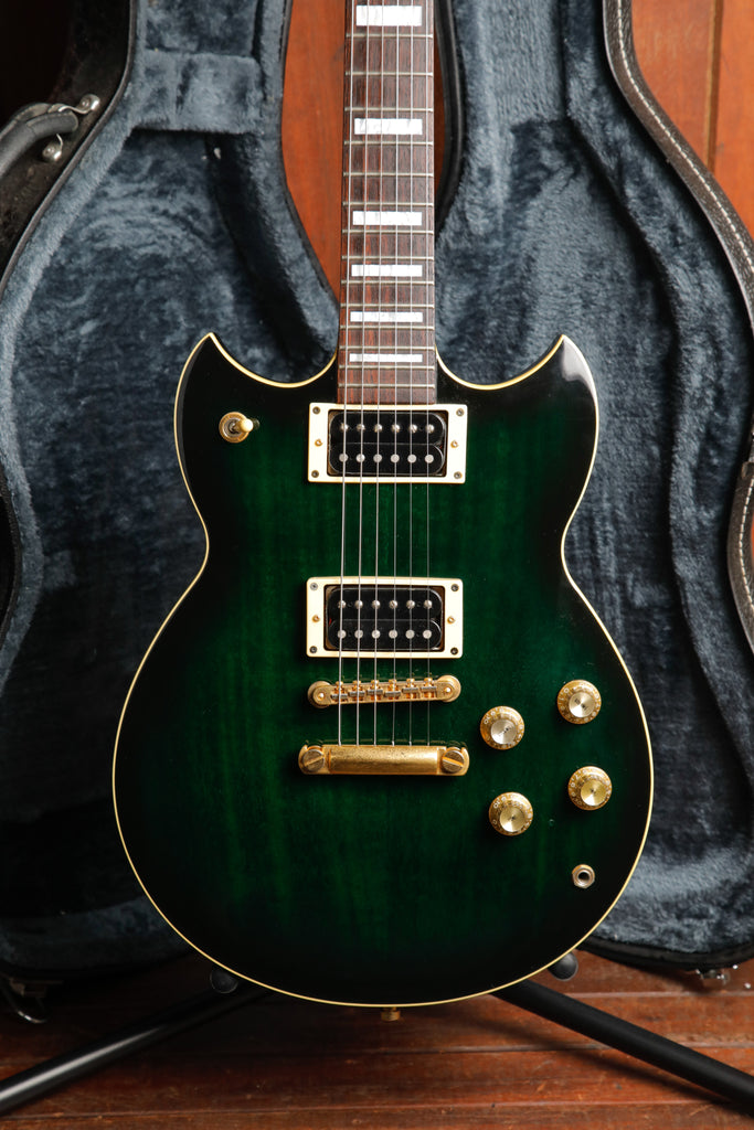 Yamaha SG700s Translucent Green Electric Guitar Made in Japan Pre-Owned
