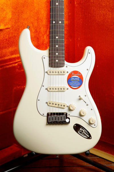 Fender Jeff Beck Stratocaster Olympic White Electric Guitar 2025 Pre-Owned