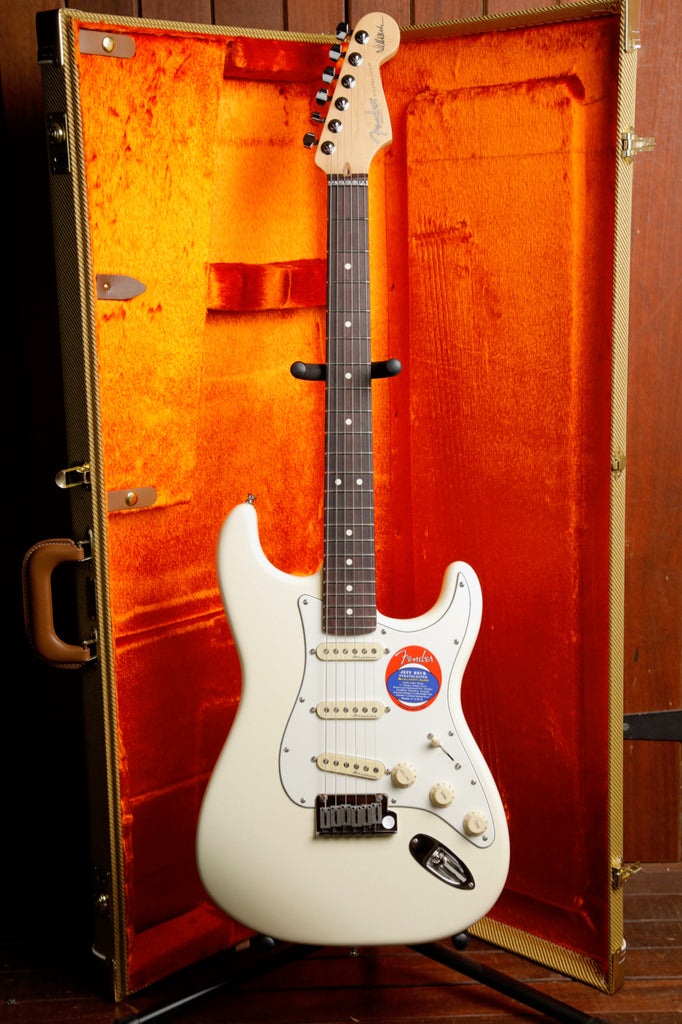 Fender Jeff Beck Stratocaster Olympic White Electric Guitar 2025 Pre-Owned