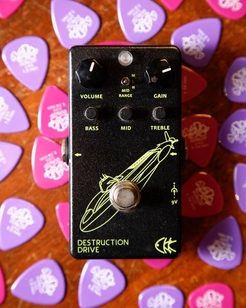 CKK Destruction Drive High-Gain Distortion Pedal Pre-Owned