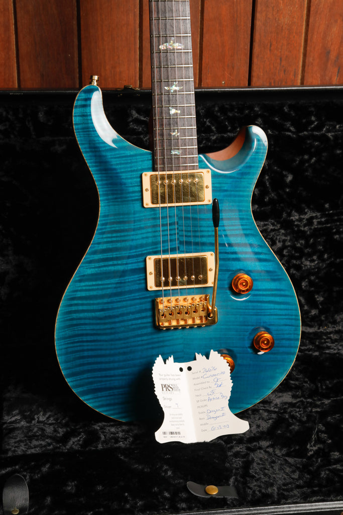 PRS Custom 22 Tremolo Artist Package Aquamarine Electric Guitar 2003 Pre-Owned