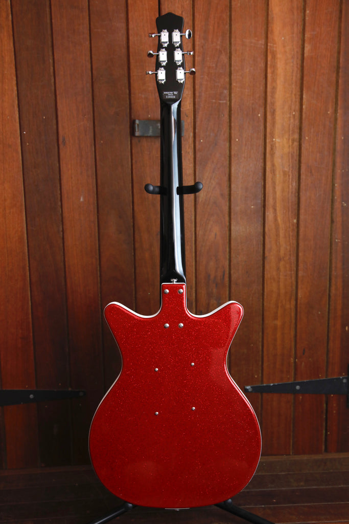 Danelectro '59M NOS+ Red Metal Flake Double Cut Electric Guitar