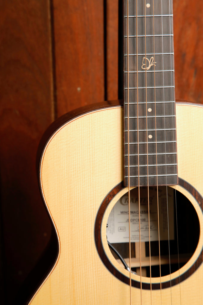 Crafter Mino/Macassar Small Body Acoustic-Electric Guitar Pre-Owned