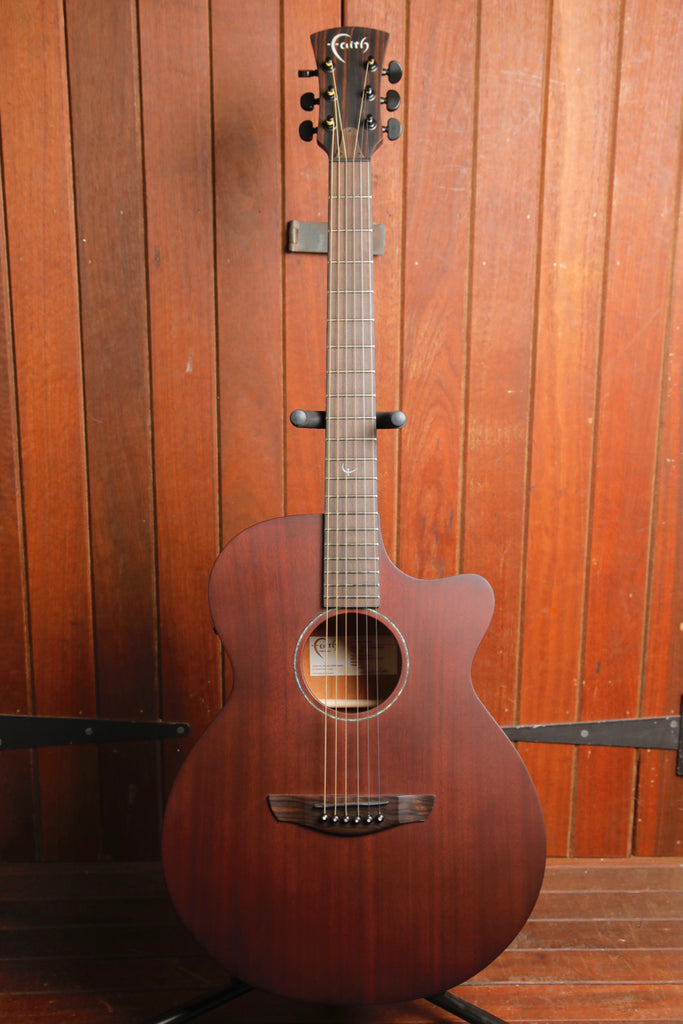 Faith Naked Venus Cutaway Electro Solid Mahogany Acoustic-Electric Guitar Pre-Owned